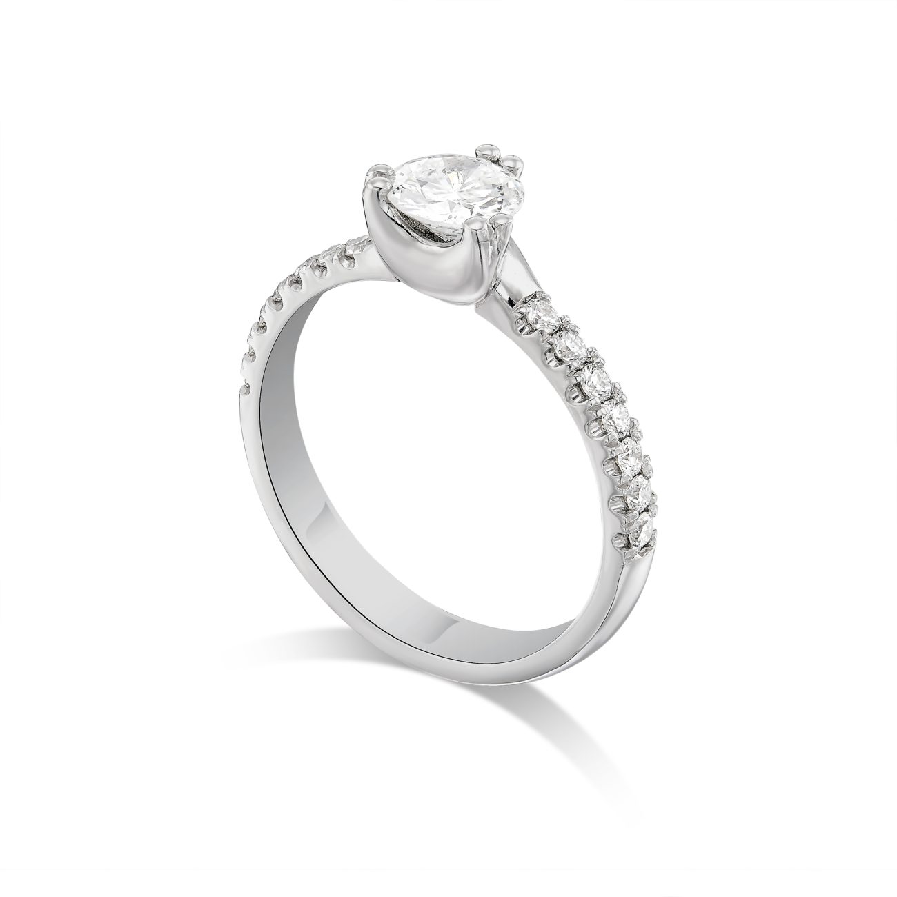 Alternative view of טבעת אירוסין DEBBY (יהלום מעבדה)