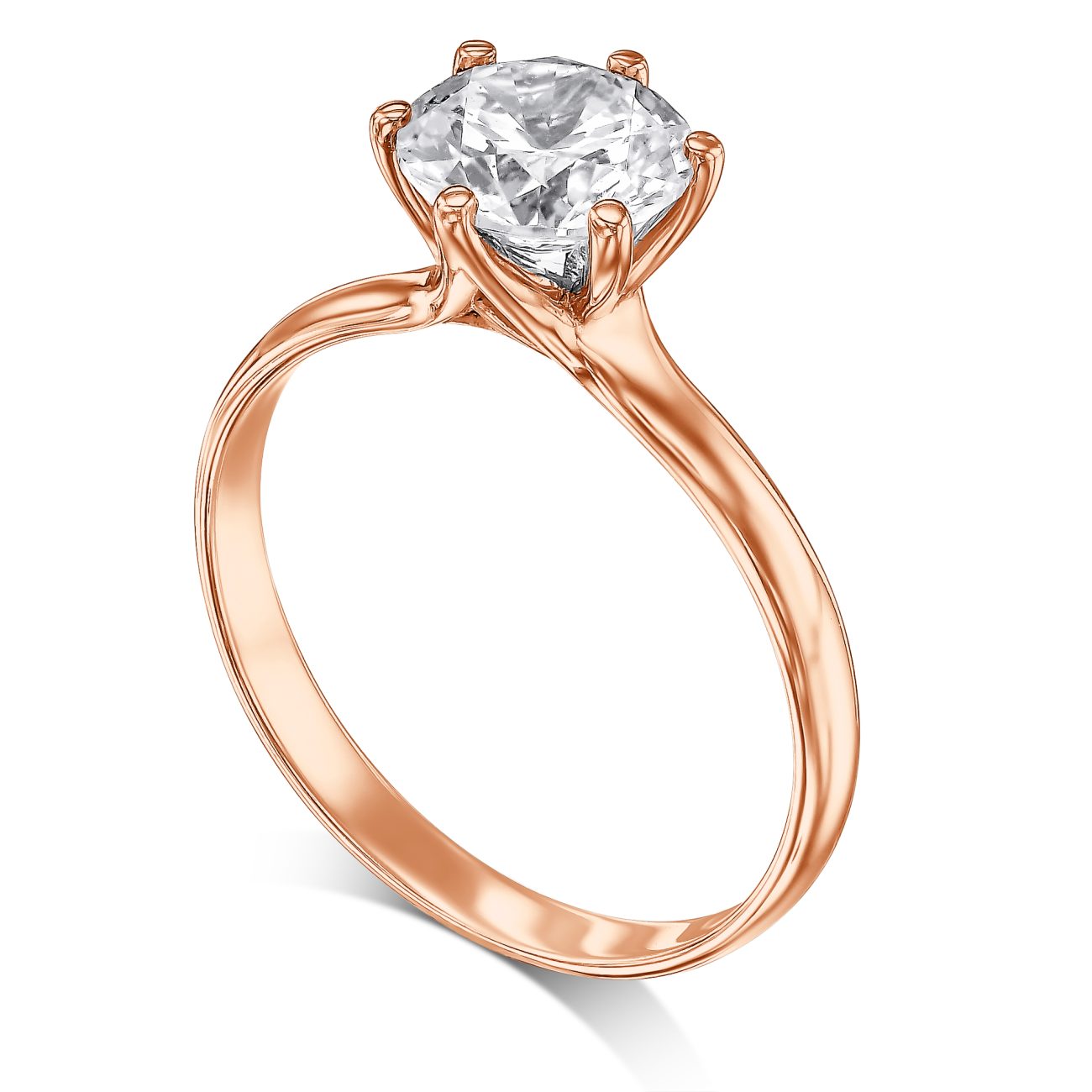 טבעת אירוסין קלאסית KAYA זהב ורוד