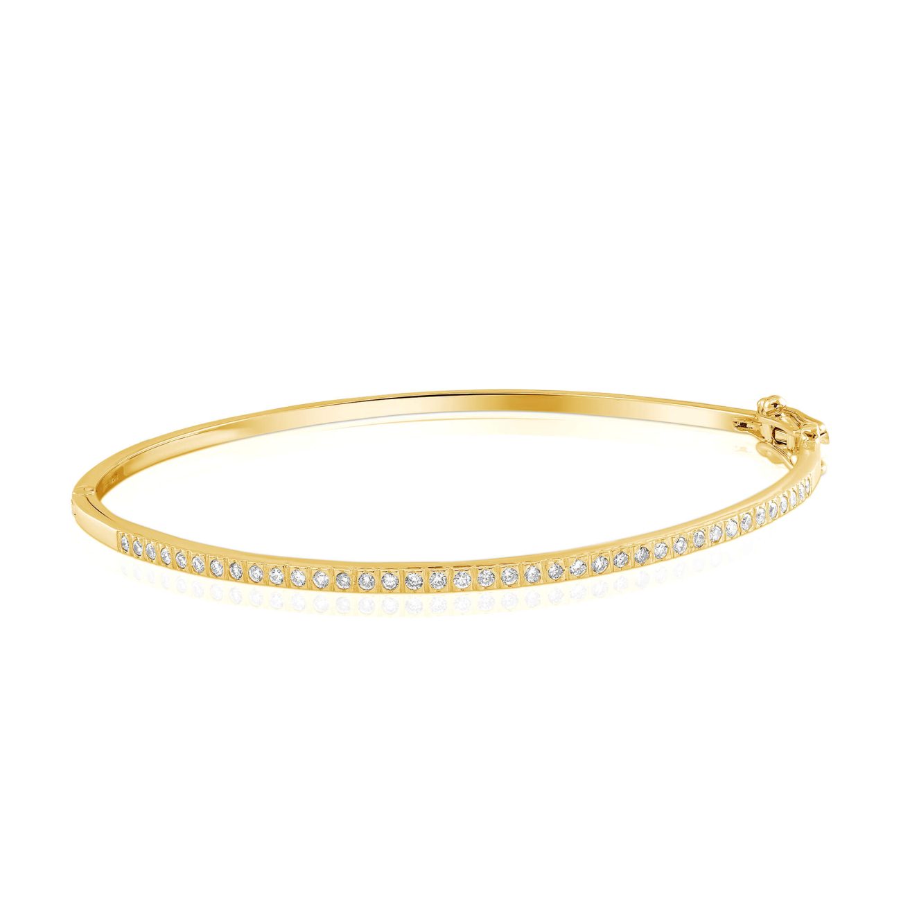 Alternative view of צמיד קשיח יהלומי מעבדה ELIANA