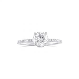 טבעת אירוסין קלאסית יהלומים Doris בסגנון סוליטר קלאסי
