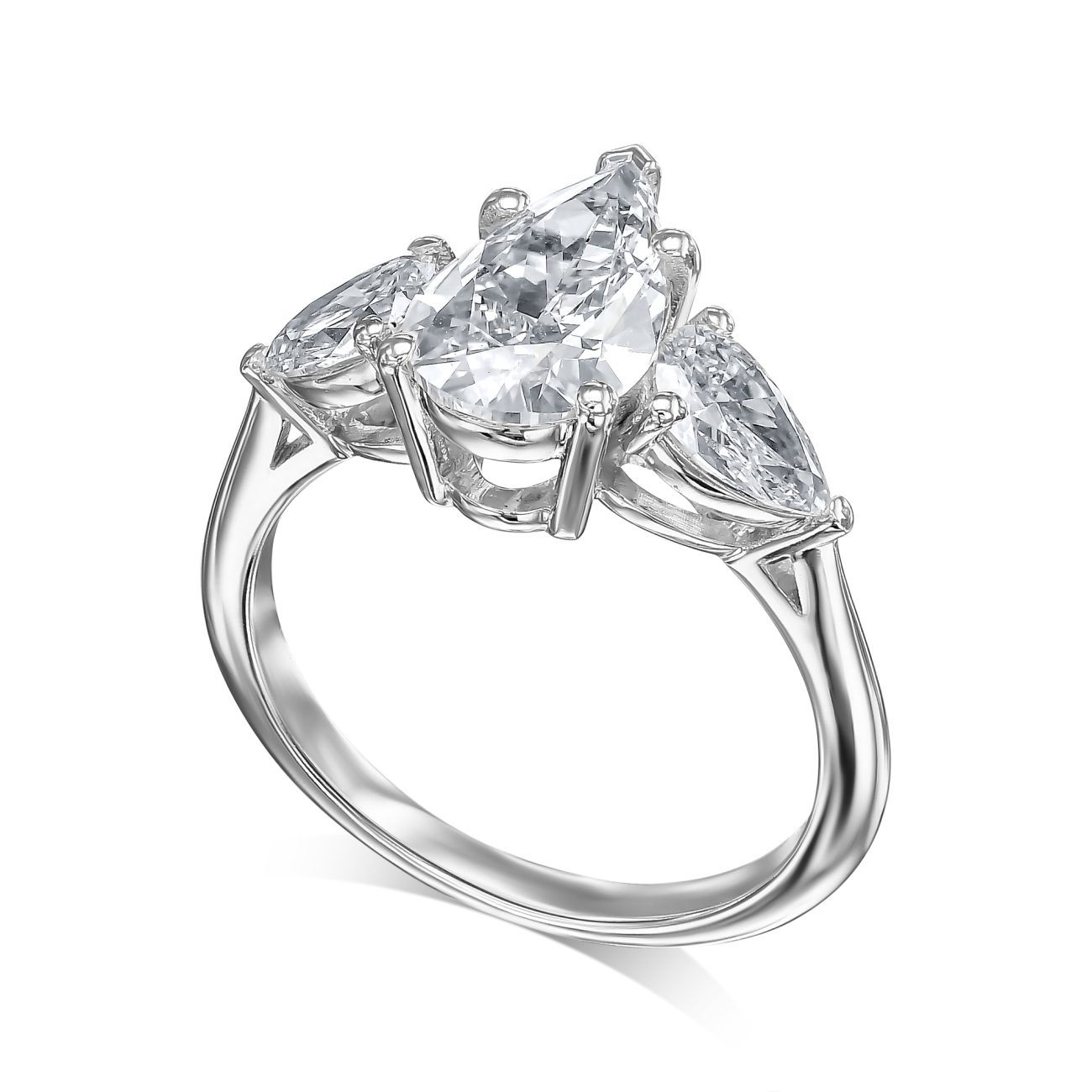 Alternative view of טבעת אירוסין יהלומי מעבדה AREL