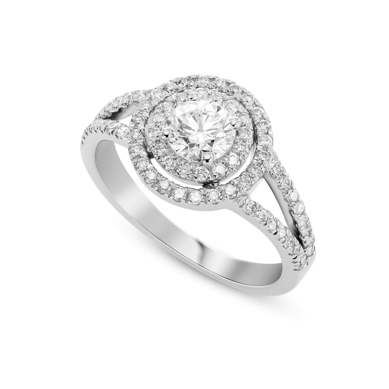 Alternative view of טבעת אירוסין יהלומים טבעיים CAROLS