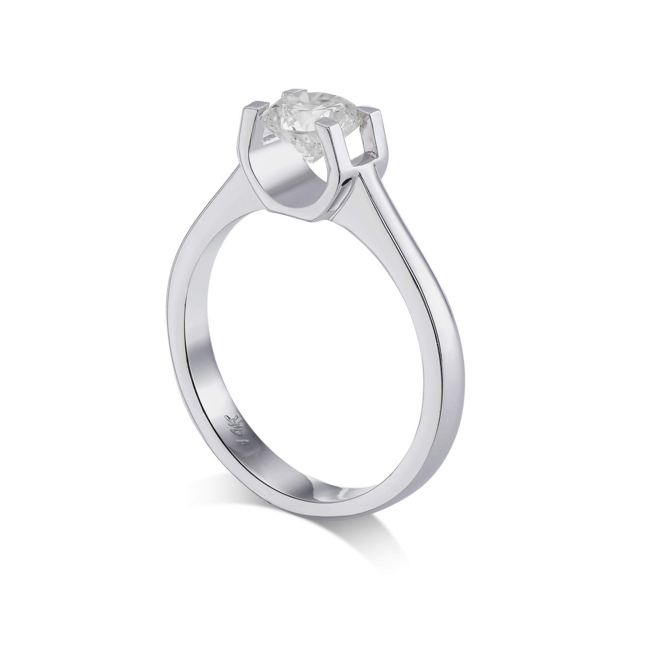 Alternative view of טבעת אירוסין יהלומים טבעיים SAP