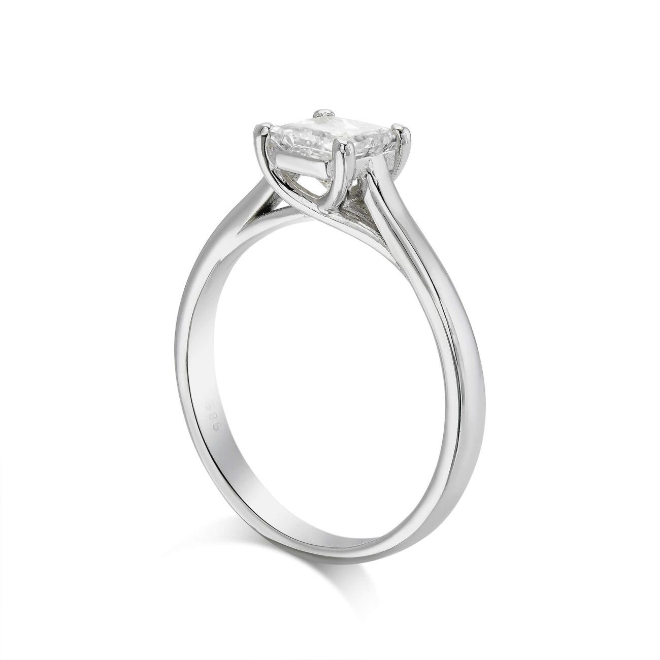 Alternative view of טבעת אירוסין EBBY (יהלום מעבדה)