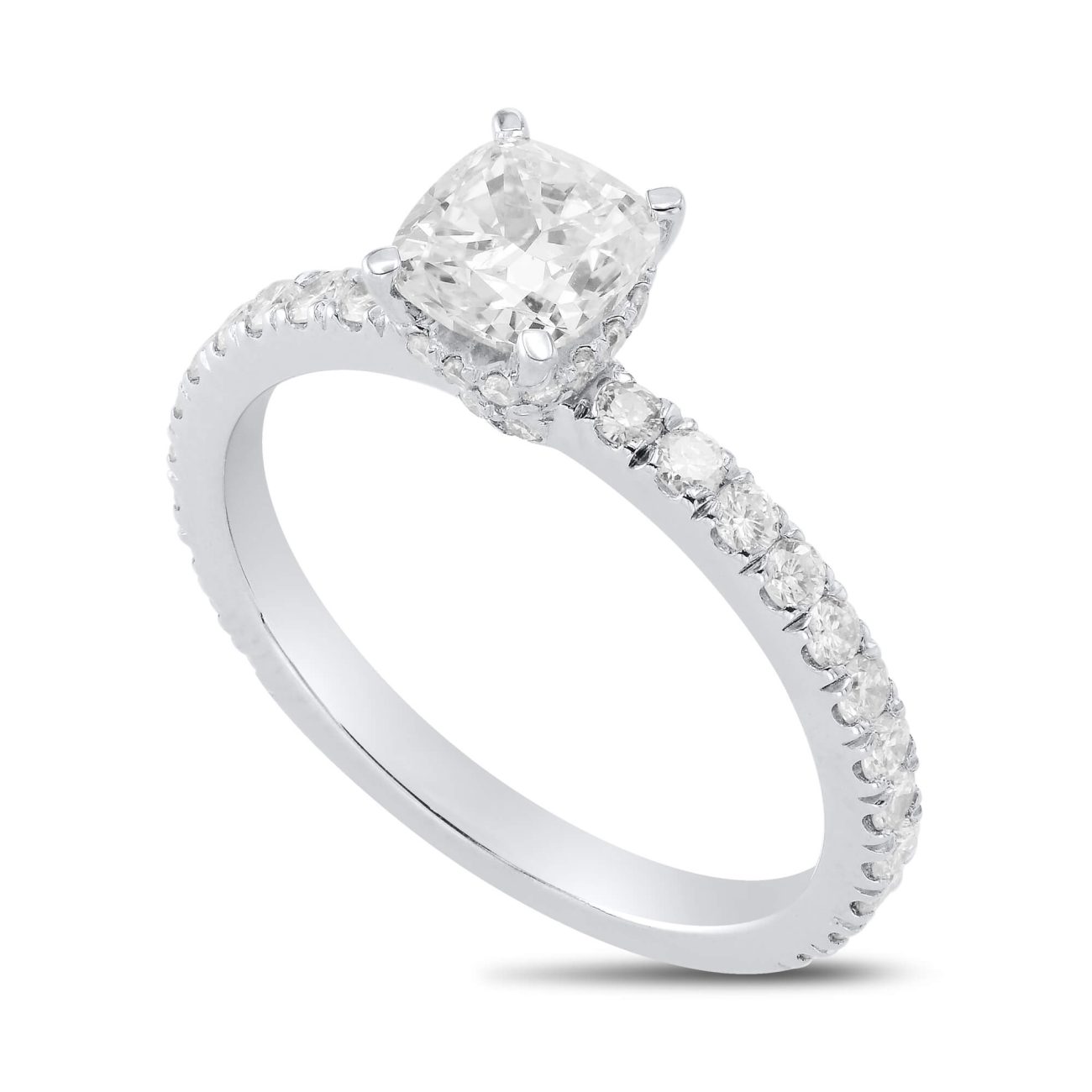 Alternative view of טבעת אירוסין יהלומים טבעיים MALI