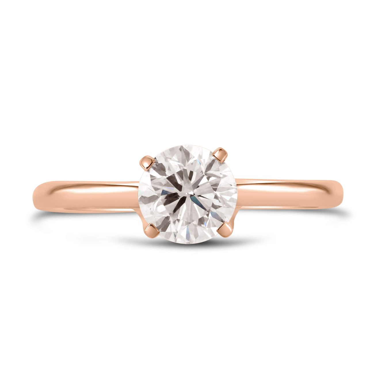 Alternative view of טבעת אירוסין ANGELE (יהלום מעבדה)