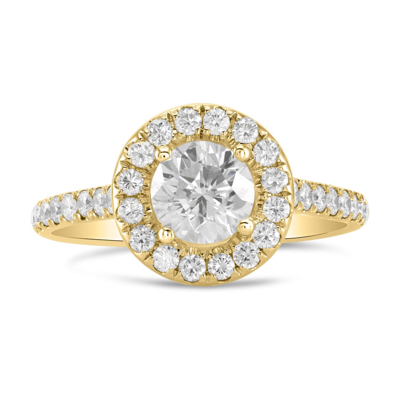 Alternative view of טבעת אירוסין יהלומים טבעיים MAYA