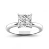טבעת אירוסין יהלומים טבעיים, טבעת סוליטר שיבוץ יהלום פרינסס ריבוע
