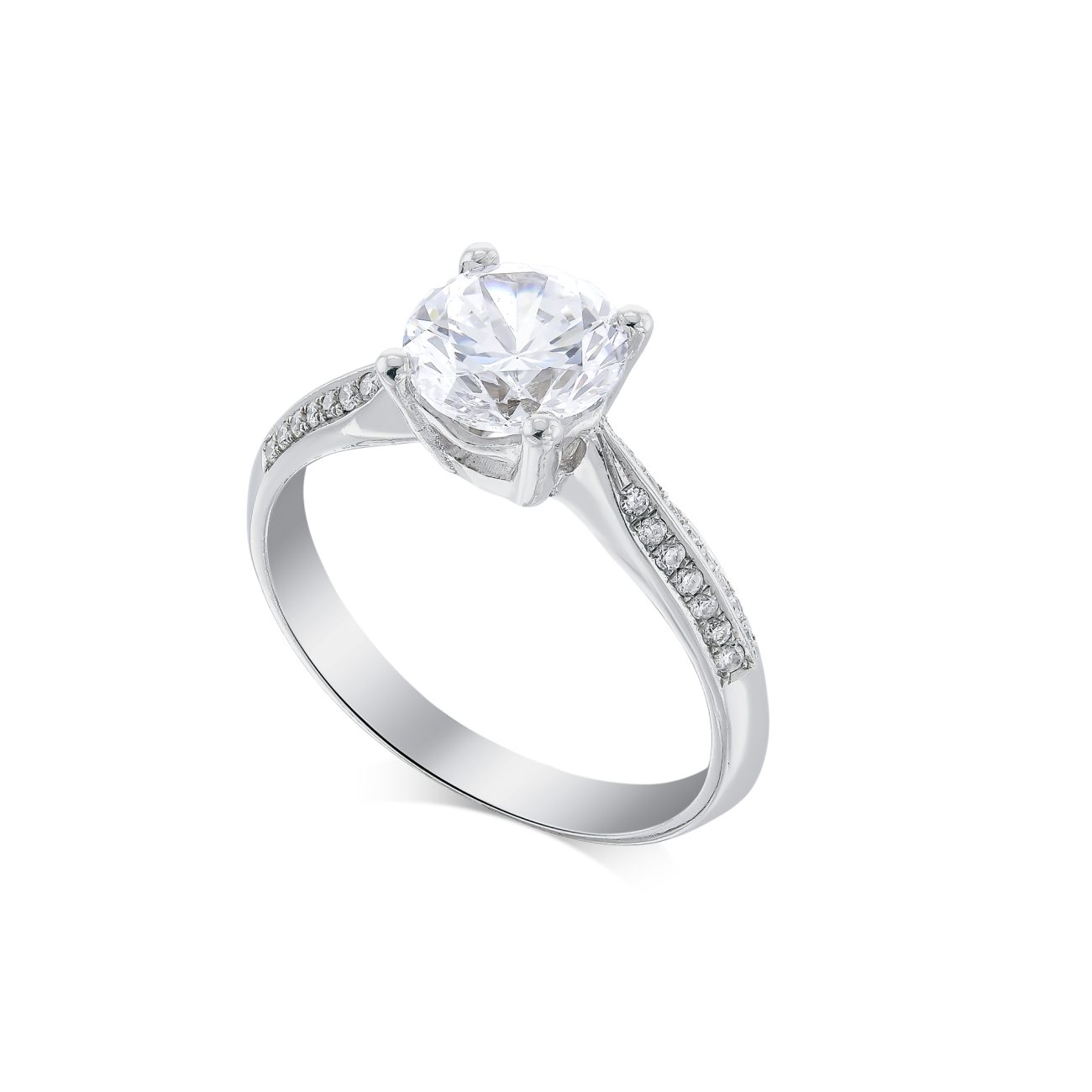 Alternative view of טבעת אירוסין EASY (יהלום מעבדה)