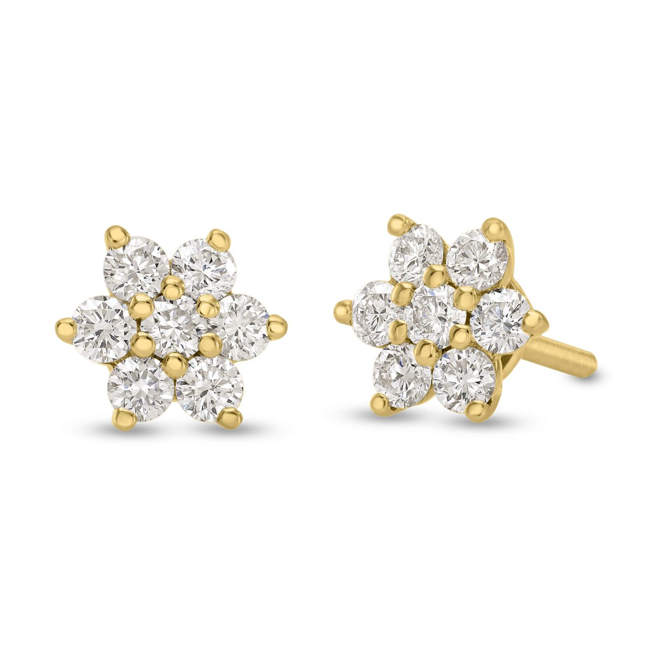 Alternative view of עגילי יהלומים MOZZY