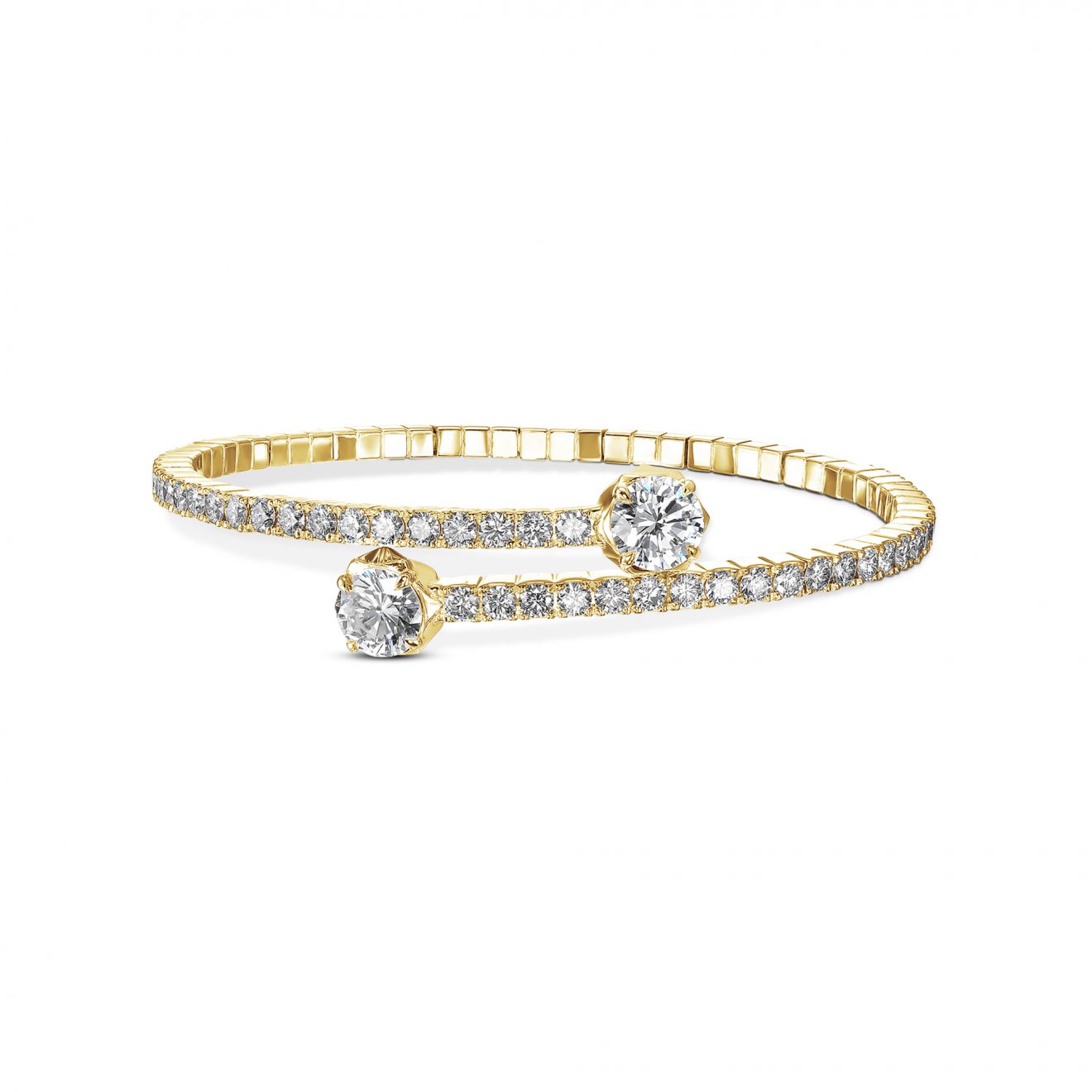 צמיד יהלומים זהב צהוב דגם ALMA bracelet