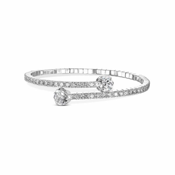 צמיד יהלומים זהב לבן דגם ALMA bracelet