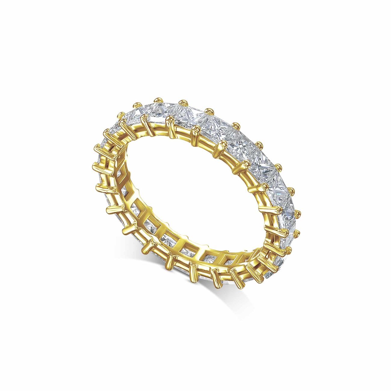 טבעת אינטרנטי זהב צהוב