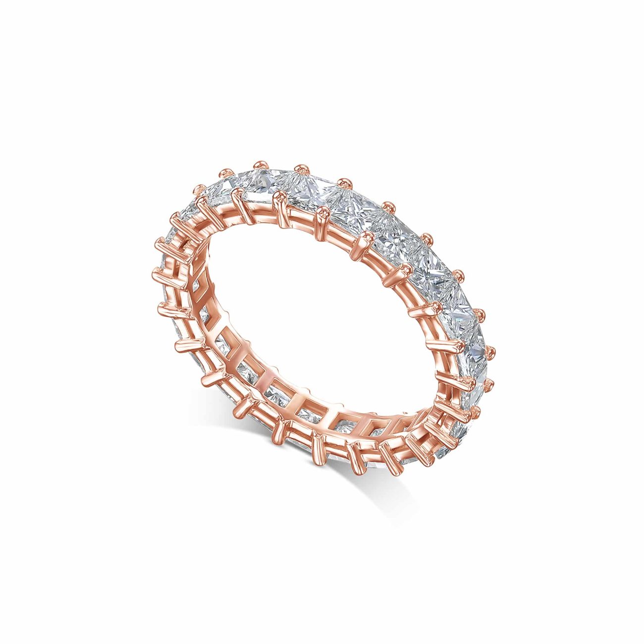 טבעת אינטרנטי זהב ורוד