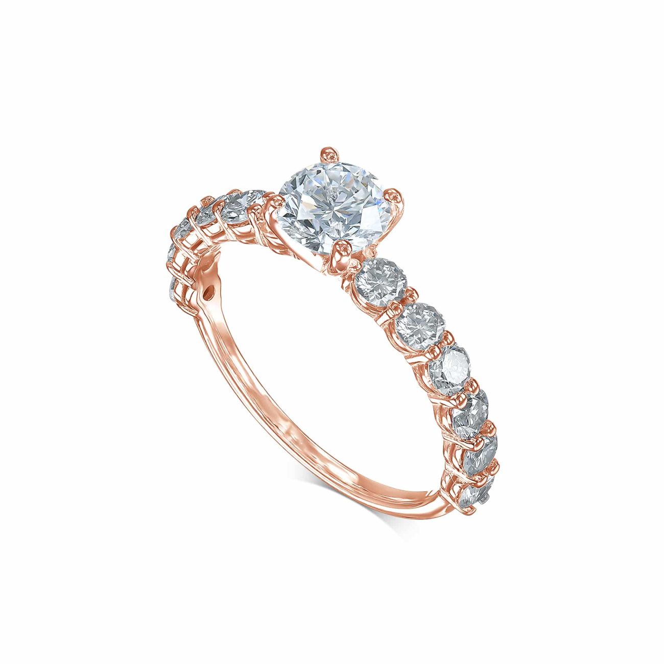 טבעת אירוסין BG-R זהב ורוד