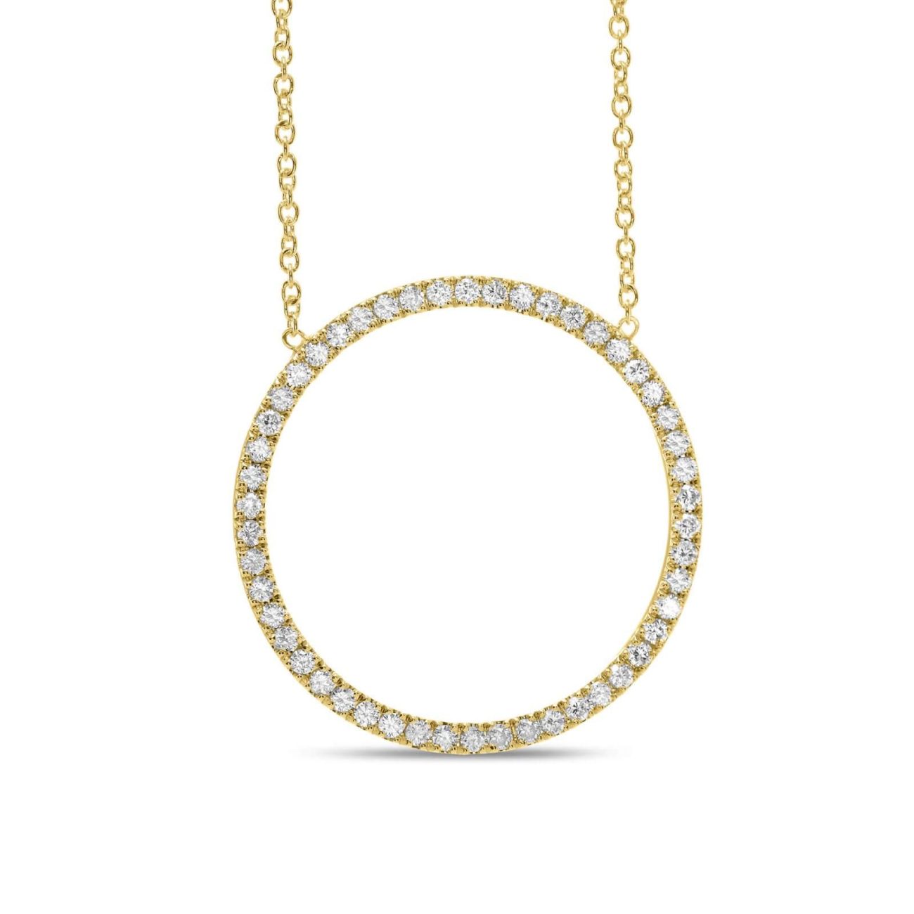 Alternative view of שרשרת יהלומים טבעיים INFY