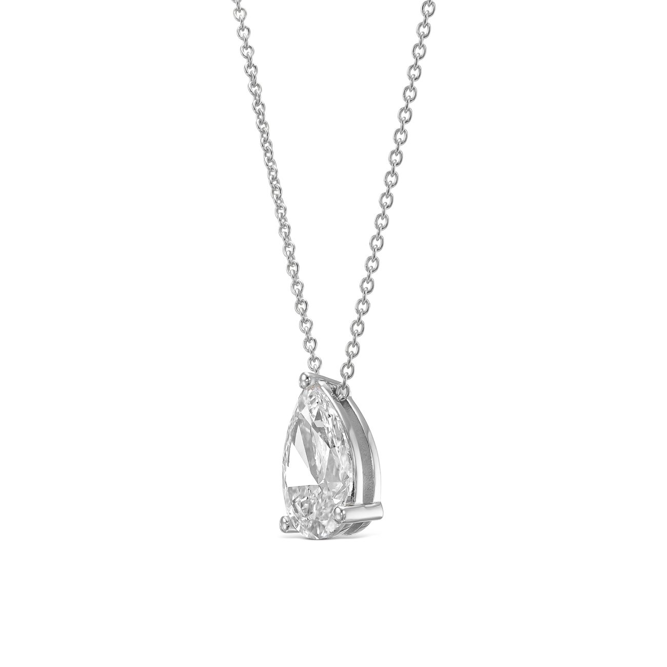 Alternative view of שרשרת יהלום מעבדה טיפה BARRY