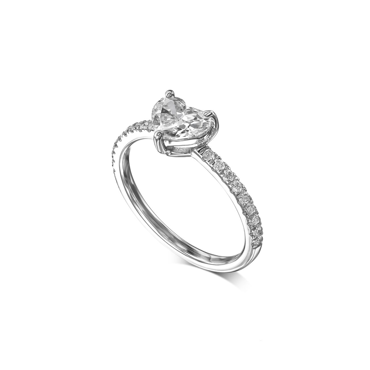 Alternative view of טבעת אירוסין יהלומים טבעיים ALEV