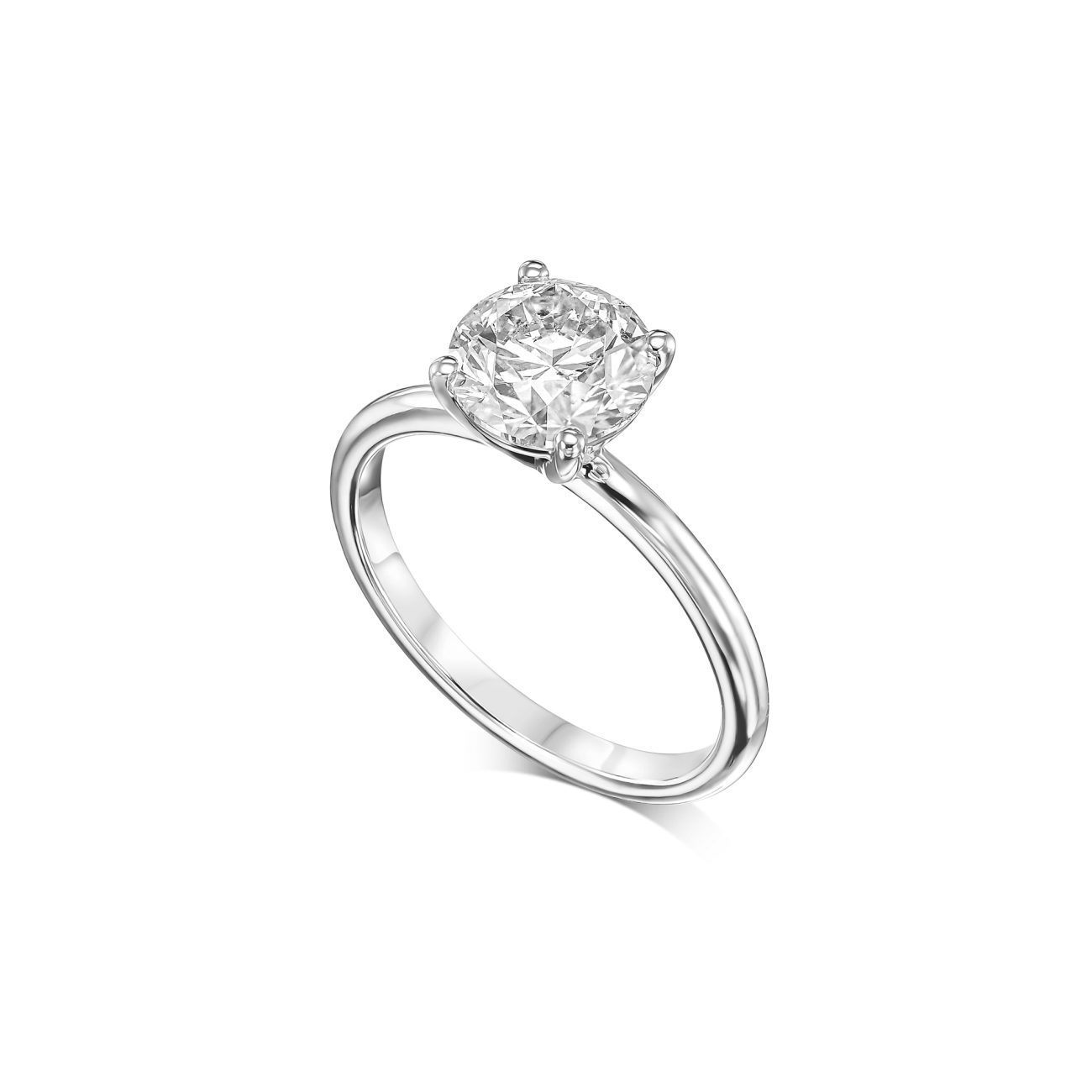 Alternative view of טבעת אירוסין יהלומים טבעיים ADIN