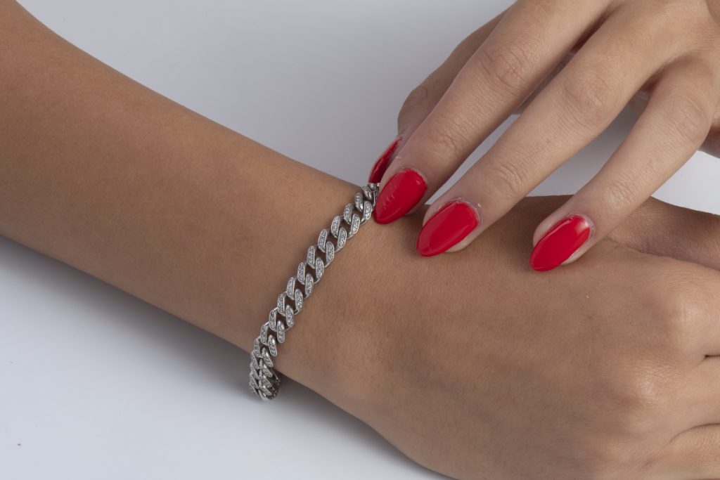 צמיד יהלומים גורמט משובץ יהלומים