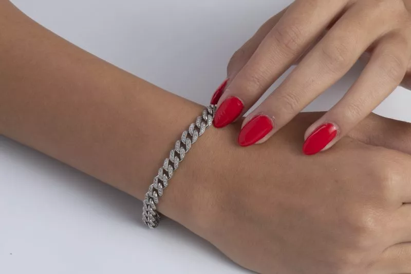 צמיד יהלומים גורמט משובץ יהלומים