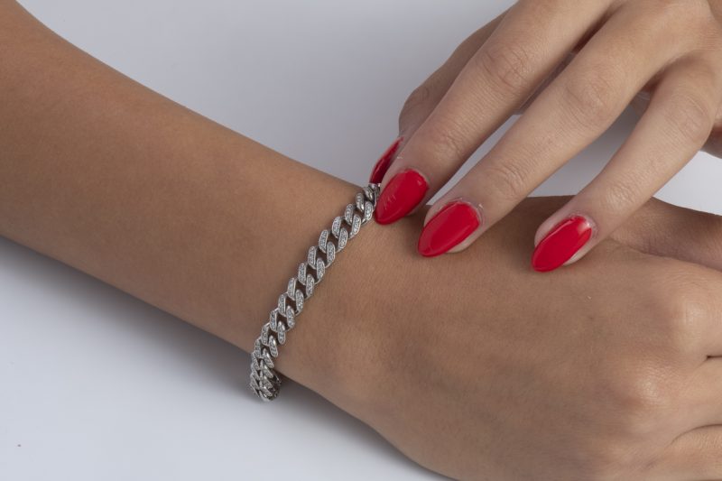 צמיד יהלומים גורמט משובץ יהלומים