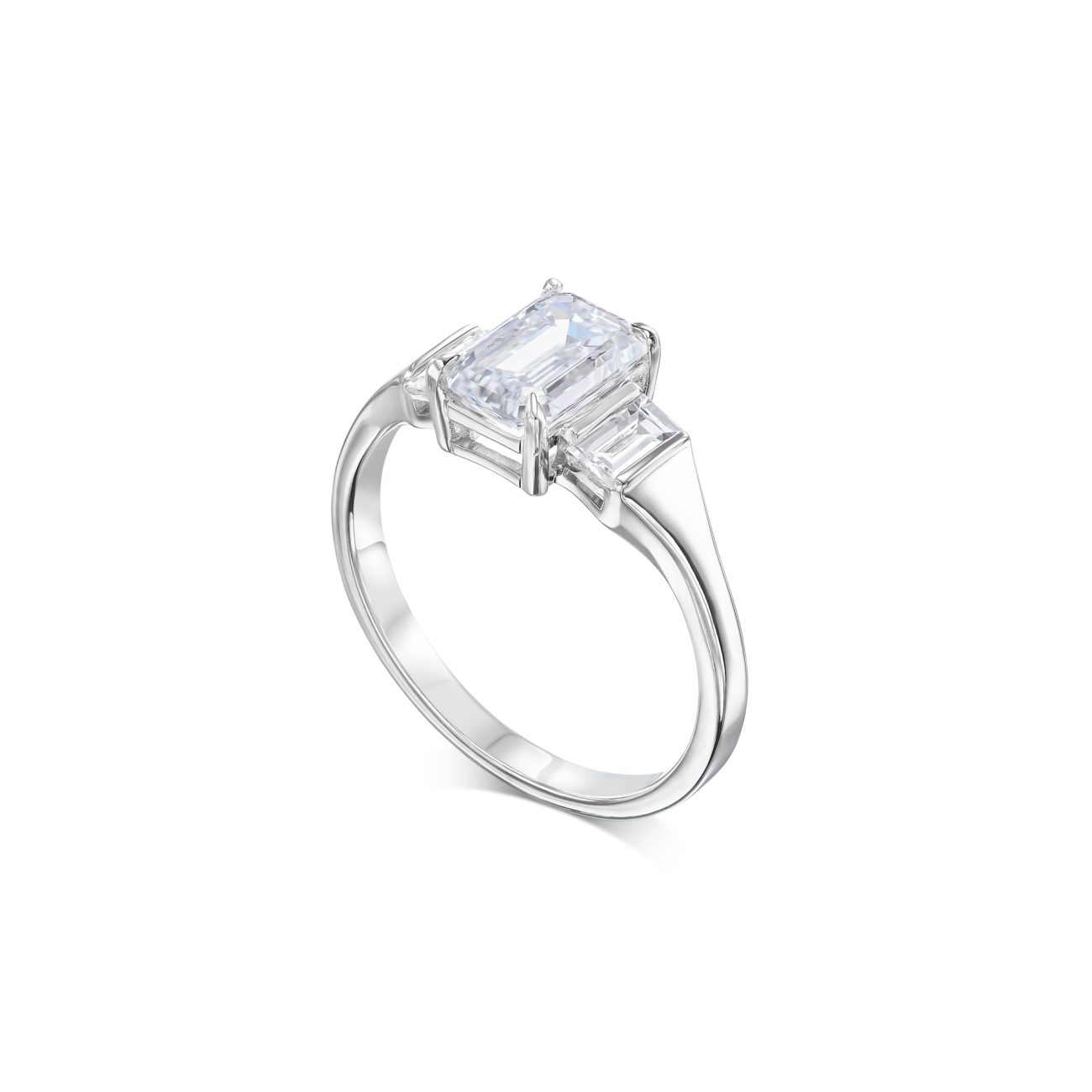 Alternative view of טבעת אירוסין יהלומים טבעיים ACADEMY