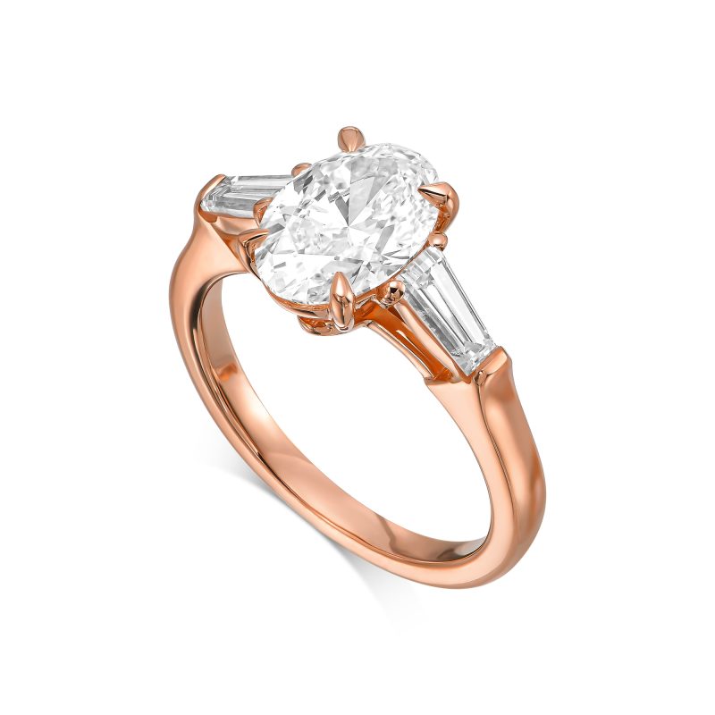 Alternative view of טבעת אירוסין יהלומים טבעיים NOGA