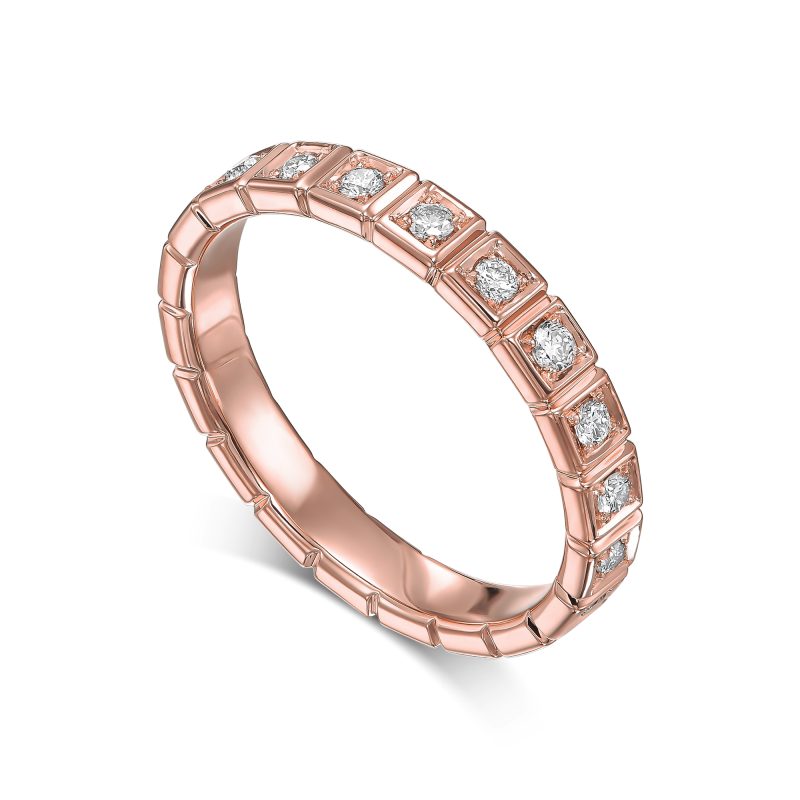 Alternative view of טבעת יהלומי מעבדה LILLY