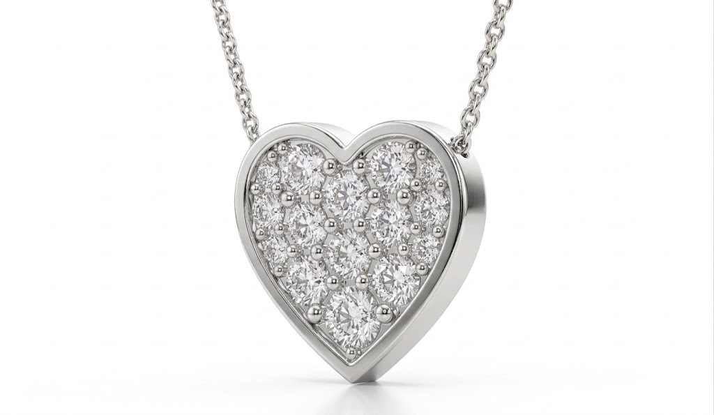 שרשרת יהלומים טבעיים CORAZÓN
